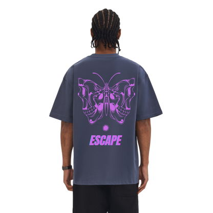 PURPLE BUTTERFLY TEE
